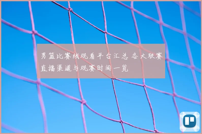 男篮比赛线观看平台汇总 各大联赛直播渠道与观赛时间一览
