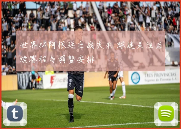 世界杯阿根廷出战失利 球迷关注后续赛程与调整安排